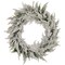 Northlight Heavily Flocked Pine Artificial Christmas Wreath - 20-Inch - Unlit